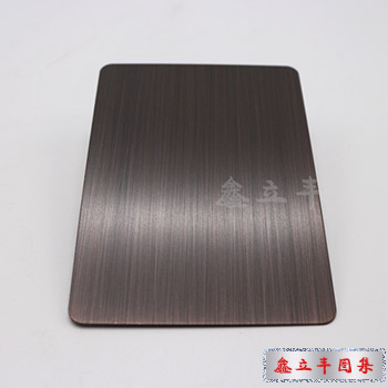 手工拉丝（做旧）红古铜不锈钢板