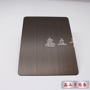 手工拉丝（做旧）黄古铜不锈钢板