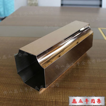 镜面玫瑰金不锈钢定制装饰门套