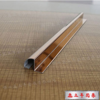 镜面玫瑰金不锈钢定制造型装饰条