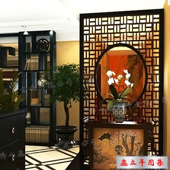 红古铜酒店简约焊接不锈钢屏风